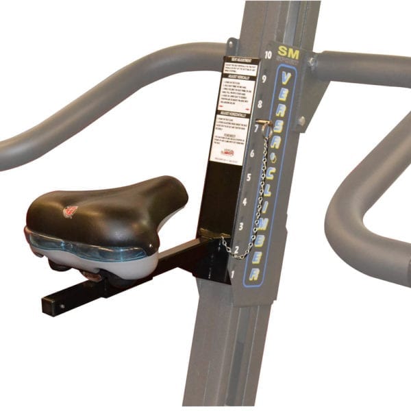 Close up of the VersaClimber Adjustable Seat Accessory