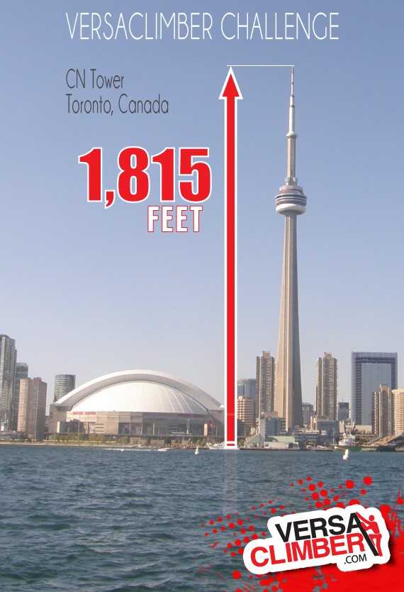 Let's Climb! CN Tower in Toronto, Canada Versaclimber